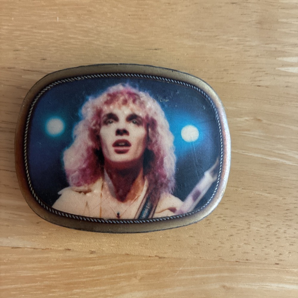 PETER FRAMPTON COMES ALIVE BELT BUCKLE - PACIFICA MFG ©️ 1976